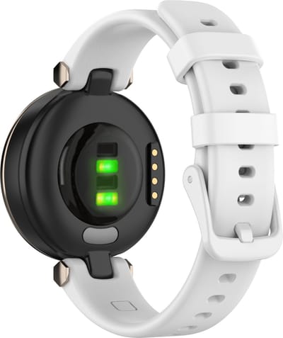 By Qubix - Siliconen bandje - Wit - Geschikt voor Garmin Lily
