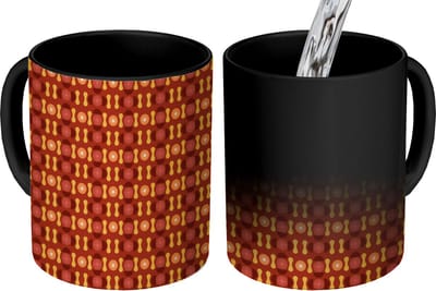 Magische Mok - Foto op Warmte Mokken - Koffiemok - Retro - Disco - Hippie - Multi - Magic Mok - Beker - 350 ML - Theemok