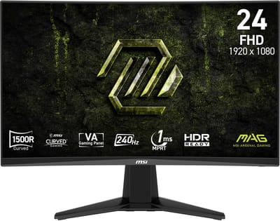 MSI MAG 245C X24 - Full HD Curved Gaming Monitor - 240hz - 24 inch