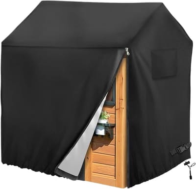Speelhuis Deksel - Buitenhoes Speelhut - Bescherming Speeltoestel - Volledig Waterdicht - 145x145x160 cm - Zwart