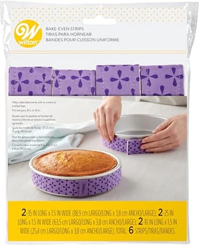Baking Strips voor Evenementelijke Taarten, 6 Stuks - Professioneel Bakken zonder Kromen