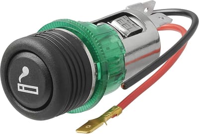 VCTparts® Sigarettenaansteker Inbouw-Doos met Verlichting 12V 24V Universeel