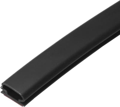 Allecta - Rubberen Deurafdichtingsstrips 6m Zelfklevend Zwart Waterproof - Afdichting Weersinvloeden