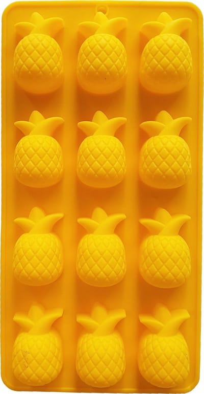 *** Ananas Siliconen Ijs Mallen Vierkant Diy Ice Cube Klontjes Mal Silicone ijs mal Tray Fruit Chocolade Cocktail Keuken gereedschap - van Heble® ***
