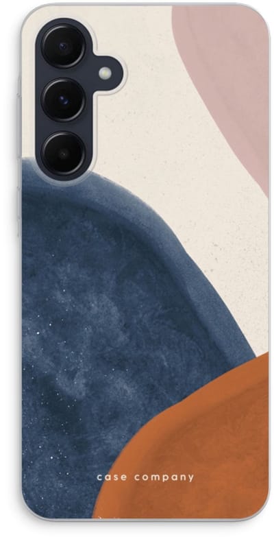 Case Company® - Hoesje geschikt voor Samsung Galaxy A55 hoesje - Geo #1 - Soft Cover Telefoonhoesje - Bescherming aan alle Kanten en Schermrand