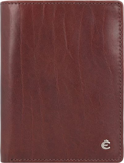 Esquire Toscana Passetui Portemonnee RFID Leer 10 cm - coffee