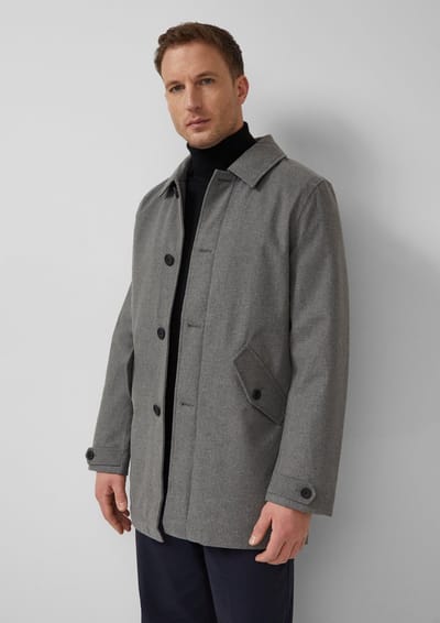 s.Oliver  Jackets Outdoor Grey/black Größe: 44 | Winterjacken Outlet | Herren | Grau