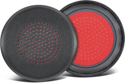 Leren Vervangende Oorkussens voor Plantronics Voyager Focus UC en Poly BlackWire 5200, Comfortabele Earpads voor Duidelijke Geluidservaring en Duurzaamheid