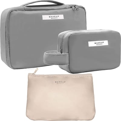Draagbare make-uptassen set - waterdichte toilettas voor cosmetica, modern en multifunctioneel