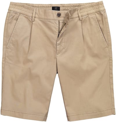 JP 1880 - Heren - Chinobermuda FLEXNAMIC® straight fit - Beige - Maat 70