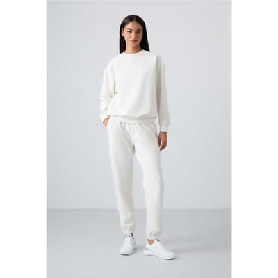 Oversized Sweatshirt en Elastische Taillebroek Set