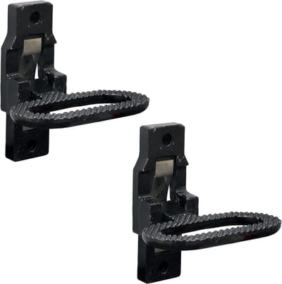 Opvouwbare Veiligheidstrap met Handgreep voor Vrachtwagens en Campers - 2 Stuks