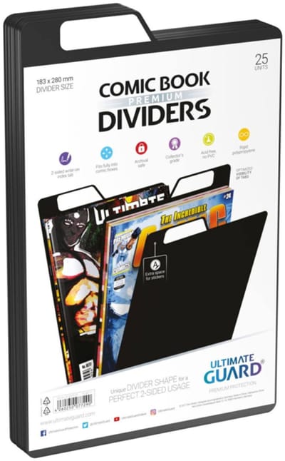 Afstandhouder Ultimate Guard Comics Premium Comic Book Dividers (x25)