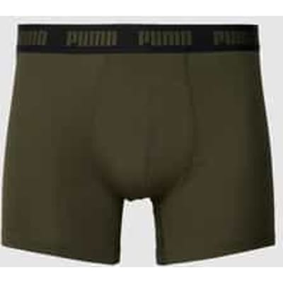 Puma Lange short - 003 Black/Kaki - maat M (M) - Heren Volwassenen - Katoen/elastaan- 701226820-003-M