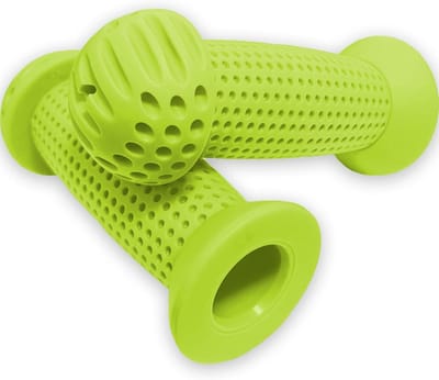 Kinderfietsgrepen - Fietsstuur handvatten - Veilig fietsen - Antislip rubber - 100 mm lengte - Zwart