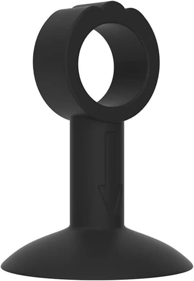 Deurstopper - Wandbeschermer - Muren Beschermen - Zachte Demping - 2 stuks - Zwart
