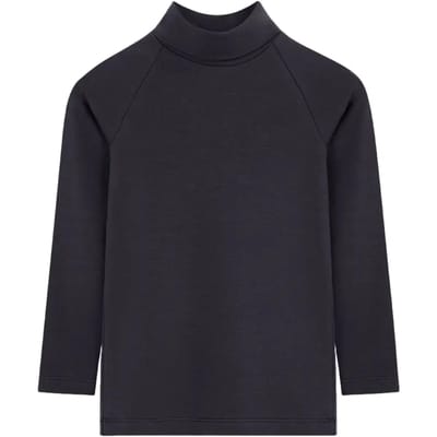 Turtleneck baby girl Kids on the Moon Charcoal