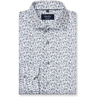 OLYMP Signature Overhemd, Tailored Fit, Signature Kent, Wit