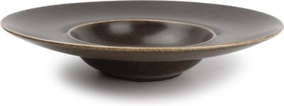 BonBistro Diep bord 28/15xH5.5cm bruin Ash (Set van 6)