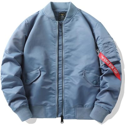 Veste de vol pour homme, veste de vol pour automne et hiver XL gray