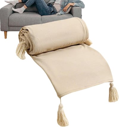 Elektrische deken - Verwarmde sjaal - Warmte en comfort - Drie warmtestanden - 150 x 80 cm - Abrikoos
