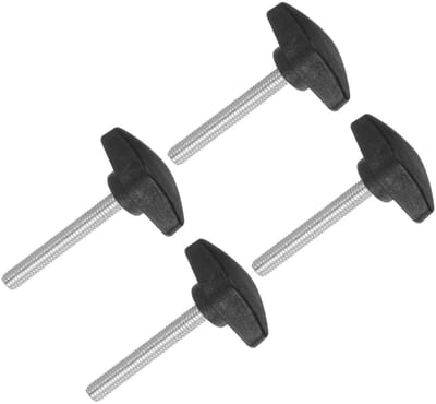 T-Thumb Klem Schroeven M6 x 50mm, Kunststof Handknoppen voor Machines en Lathes, Set van 4 Stuks