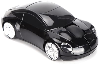 longziming -Draadloze optische muis - 2,4 GHz draadloze muis - ABS-kunststof - Ergonomisch ontwerp met stille klikken en ingebouwd compartiment voor USB-ontvanger - 1 stuk
