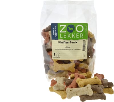 Zoolekker Kluifjes 4-mix 10 kg