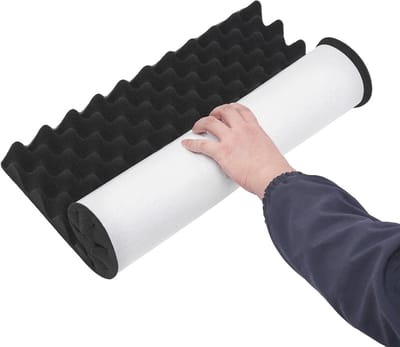 Geluidsisolatie Platen - Akoestisch Schuim - Ruimte Dempen - Vlamvertragend Materiaal - 50 mm Dikte - Zwart