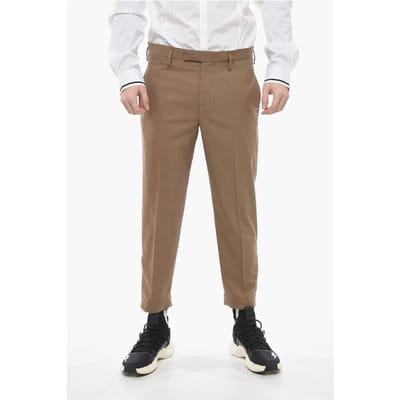 Slim Fit JAMIE-broek met enkelrits in bruin