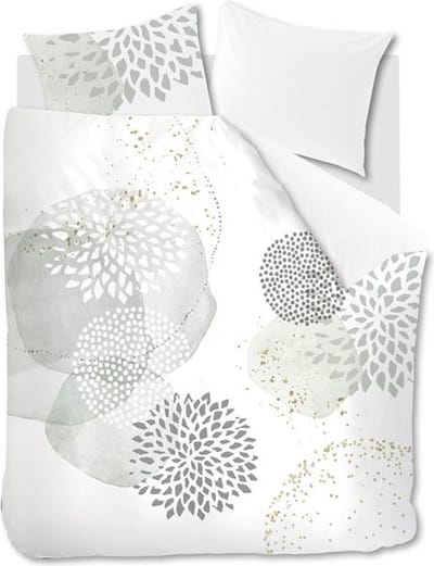 Snoozing Mesa Dekbedovertrek - Tweepersoons - 200x200/220 cm - Grey Green