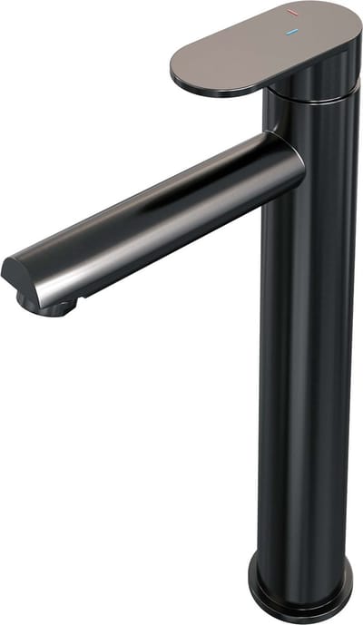 Brauer Gunmetal Edition verhoogde opbouw wastafelmengkraan model C gunmetal geborsteld PVD