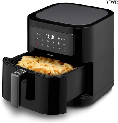 RFWR® XL Heteluchtfriteuse met 5,3 liter mand, 2150W en 9 automatische programma's voor vetvrij frituren