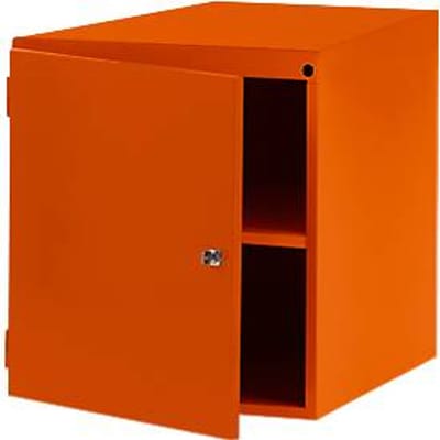 Manuflex onderbouw met schuifladen, voor werkbank Profi diepte 700 mm, roodoranje