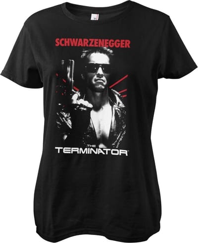 The Terminator Dames Tshirt -S- Poster Zwart