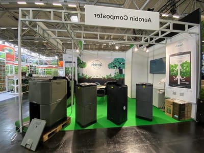 Compostcontainer 200L - Afvalbak Tuin - Afval Verwerken - Snelle Compostering - 200 Liter - Olijfgroen