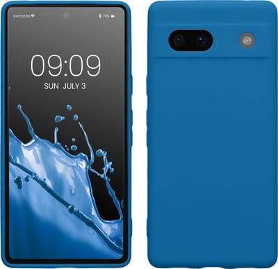 kwmobile telefoonhoesje geschikt voor Google Pixel 7a - Hoesje voor smartphone - Precisie camera uitsnede - In rifblauw