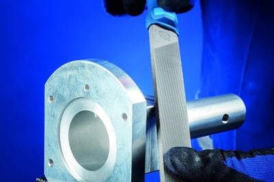 Platte stomp vijl, 300 mm, rechthoekige vijl met ergonomisch heft voor efficiënt vijlen