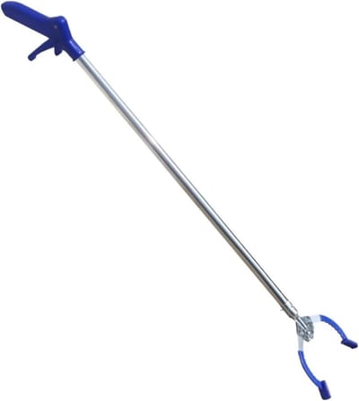 Grijper Reacher Tool - Pak Hulpstuk - Objecten Pakken - Lichtgewicht Opvouwbaar - 94 cm - Blauw