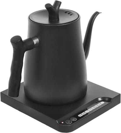 Elektrische Waterkoker - Waterketel Keuken - Dranken Bereiden - Instelbare Temperatuur - 1 Liter - Zwart