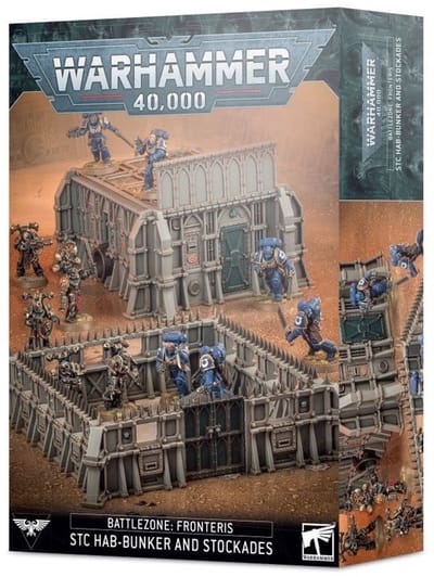 Warhammer 40K - Battle Zone Fronteris - STC Hab-bunker and Stockades (64-55)