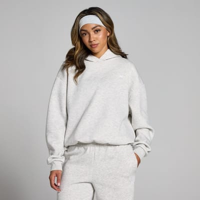MP Basics oversized hoodie voor dames - Gemêleerd lichtgrijs - L
