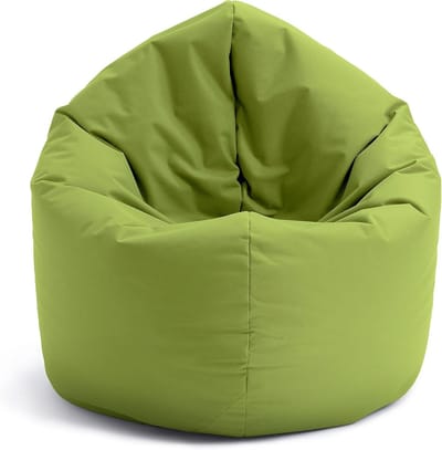 Zitzak Binnen Buiten - Zitkussen Vloerkussen - Ontspannen Zitten Liguen - 2-in-1 Functie Waterafstotend - 120 x 75 cm - Groen