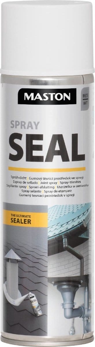 Maston Spray Seal - wit - rubberen afdichtingscoating - 500 ml - vloeibaar rubber