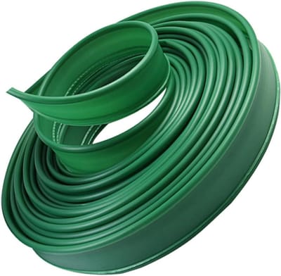 Tuinrand Strip - Grasafscheiding - Tuin Onderhoud - Flexibel PE Materiaal - 200 x 10 cm - Olijfgroen