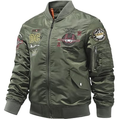Veste Printemps/Automne Veste Bomber Uniforme de Baseball Grande Taille XXXXL gray