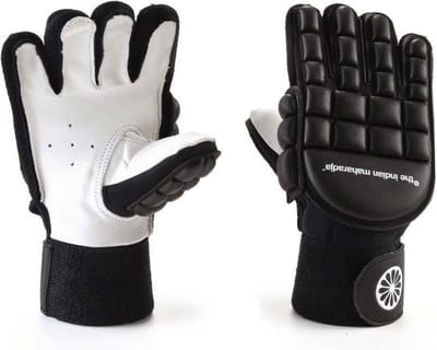 The Indian Maharadja Glove long finger Right 10501156-Hockeyhandschoen-Uni-Maat-XS-zwart