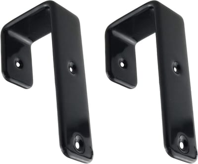 2PCS 25mm Iron Bunk Bed Ladder Hooks Brackets Hook Hardware Ladder Hooks Utility Hooks Unique Design Heavy Duty Hook Brackets Ladder Hooks Garage Storage Hook Loft Bed Ladder Hooks