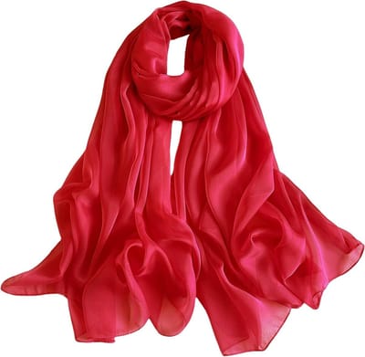 Chiffon Sjaal - Dames Sjaaltje - Stijlvol Accessoire - Lichtgewicht Transparant - Zomer Collectie - Veelzijdig