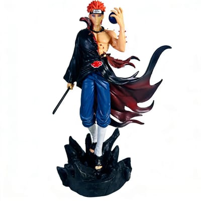 22cm Naruto Paine Anime Figuur Tien Jaar Honderd Ninja's Gk Cadeaus Actiefiguur Model Beelden Verzamelingen Speelgoed Cadeaus black